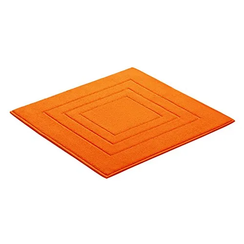 Vossen Badeteppich Feeling orange 60 x 60 cm in orange von Vossen
