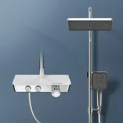 Emke Duschsystem mit Thermostat und Handbrause