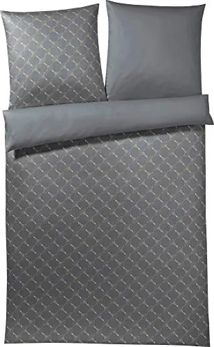 Joop! Bettwäsche Cornflower Gradiant, Grau, 80x80 cm in blau von JOOP!