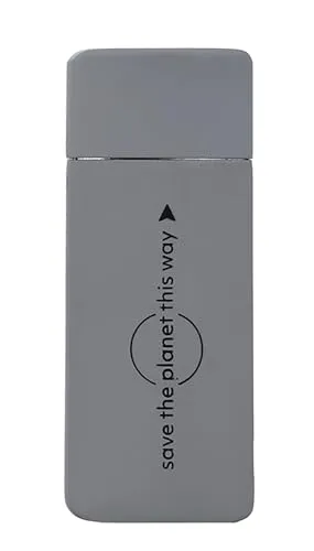 Taschen ASCHENBECHER 7,5x3cm mit Deckel aus Metall Mini Taschenaschenbecher Reiseaschenbecher Reise Outdoor 96 (Grau)