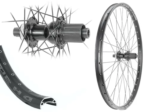 Bärwinkels Hinterrad 27,5 Zoll Disc - Laufrad mit 30-584 Hohlkammer, ideal für Mountainbikes. Leichtes und steifes 12mm E-THRU Steckachsen-System mit industriellen Lagern für optimale Performance.