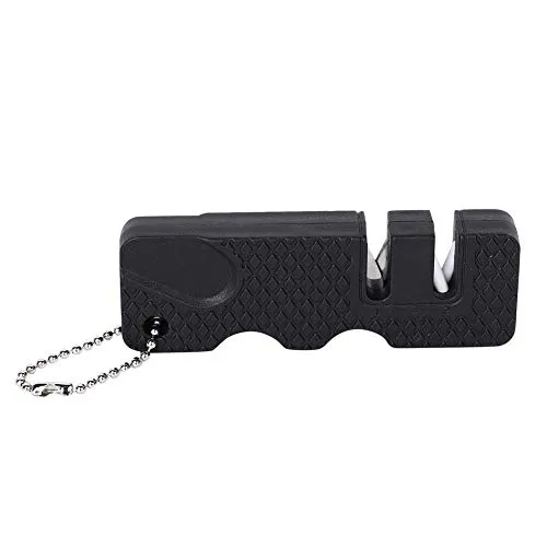 Fdit Mini-Messerschärfer Tragbar Outdoor-Campingmesser für Küchenzubehör Messerschärfer