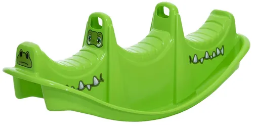 Dohany Wippe Rocker Krokodil - Tier Schaukelwippe für Kinder - Wippen für Kinder ab 18 Monaten, aus robustem Kunststoff gefertigt und sorgt für spielerischen Spaß und Förderung der Motorik.