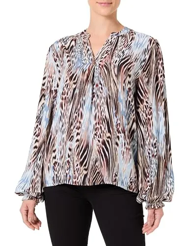 KEY LARGO Damen WB Roots Bluse, Light Blue (1216), Small - Damenblusen, leicht und angenehm für ganztägigen Komfort. Betont Ihre Silhouette und ist perfekt für Casual- oder elegante Outfits – ein echter Allrounder für jeden Anlass.