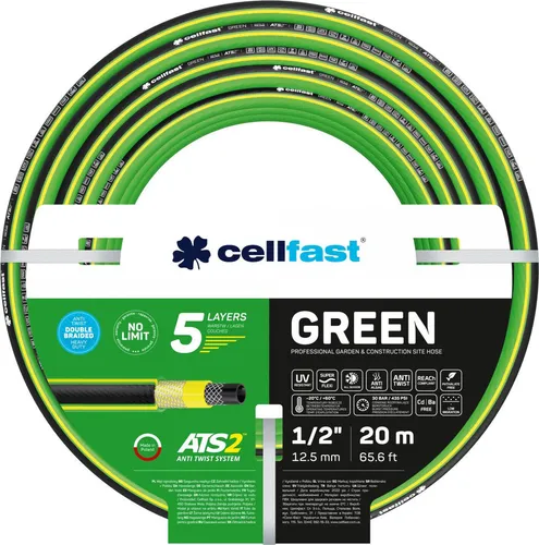 Cellfast ATS2 Gartenschlauch 5-lagig 20m von Cellfast