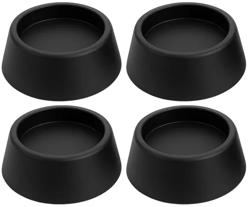 Vibrationsdämpfer Waschmaschine Schwingungsdämpfer Trockner Gummifüße schwarz 4