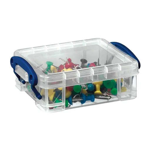 Really Useful Box Aufbewahrungsbox 0,2 l 12,0 x 8,5 x 4,5 cm - transparent 0.2C
