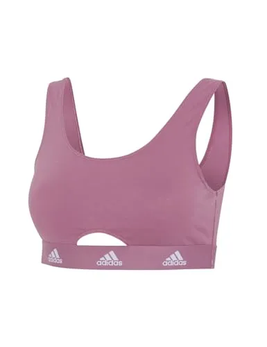 adidas Scoop Bralette - Sport Active Comfort Cotton - Funktionsunterwäsche mit Realasting Cotton Technologie, schnell trocknend und atmungsaktiv für optimalen Tragekomfort.