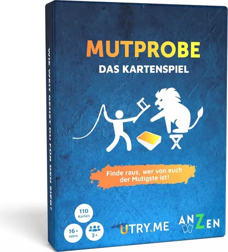 MUTPROBE - Das Kartenspiel | Partyspiel | Wahrheit oder Pflicht & Flaschendrehen waren gestern! | Junggesellenabschied - JGA Spiel | ab 16 Jahren