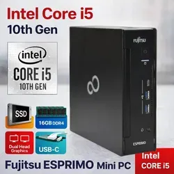 Fujitsu Esprimo Q7010 Mini-PC mit i5-10Gen