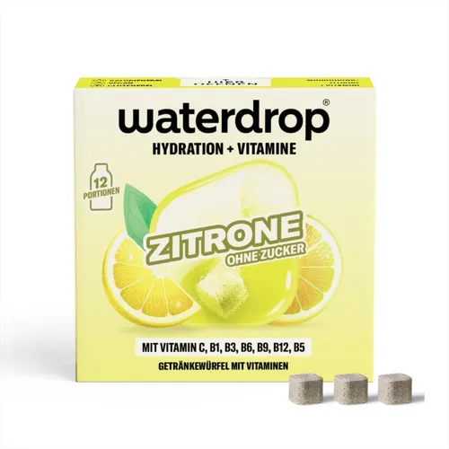 waterdrop® Microdrink Limonade: Zitrone Getränkewürfel mit Vitaminen