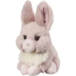 Bauer Spielwaren - Plüschtier - Super Soft Hase (pink, 15cm) Kuscheltier Stofftier Plüschfigur