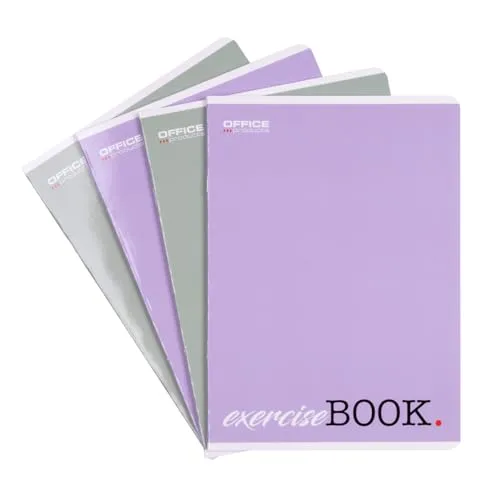 OFFICE PRODUCTS Schulheft/Format A5 32/32 Blatt Liniert/Mixed 8er Packung