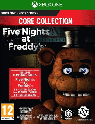 Five Nights at Freddy's Core Collection (Teil 1-4) - XBOne [EU Version] - Horrorspiel-Sammlung mit den ersten fünf FNAF-Spielen. Überleben Sie die Nacht in Freddy Fazbears Pizzeria und entdecken Sie exklusive Konsolenfeatures!