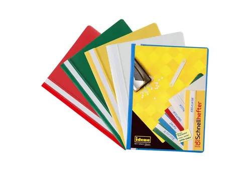 Idena Hefter Idena 307007 - Schnellhefter für DIN A4, aus Kunststoff, 10 Stück, 5