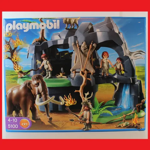 Playmobil 5100 Große Steinzeithöhle mit Mammut