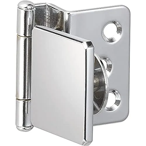 LAMP Glastürscharnier eckig aufliegend Holz