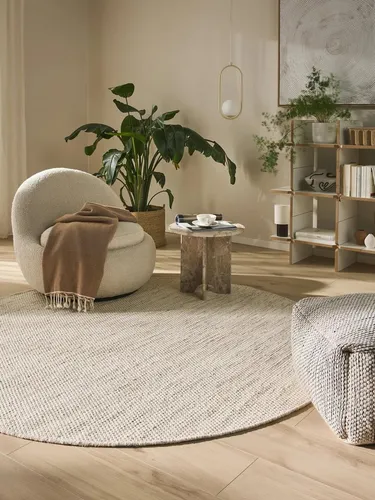 benuta Pure Wollteppich Rocco in weiß von benuta