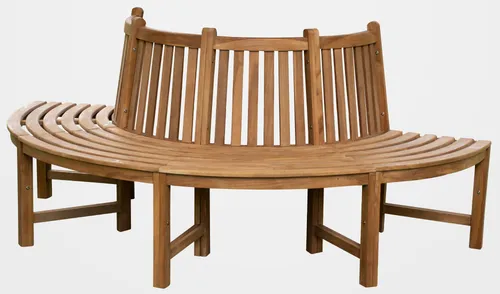 Deluke Baumbank aus Teakholz, 203x90x44 cm