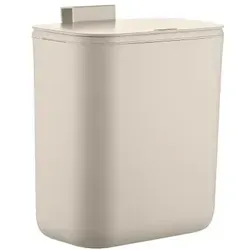 Relaxdays Küchenmülleimer zum Einhängen 9 L Beige