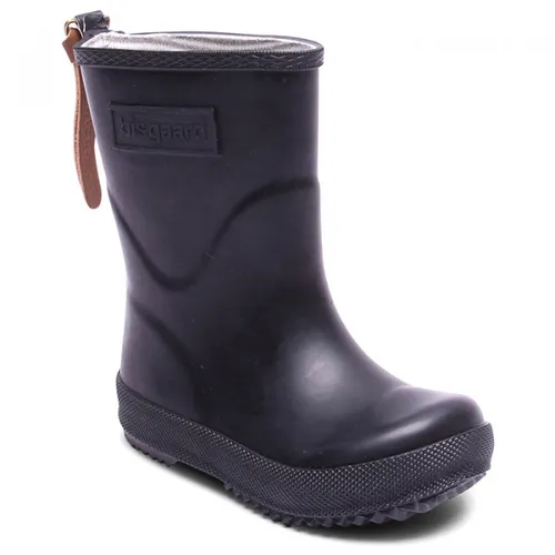 Bisgaard Basic Rubber Gummistiefel Schwarz Größe EU 38 - Gummistiefel aus wasserdichtem Naturkautschuk mit atmungsaktivem Baumwollfutter für trockene Füße. Ideal für Kinder, bieten guten Halt und Stabilität.