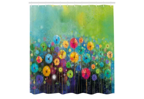 ABAKUHAUS Blumen Duschvorhang von Abakuhaus