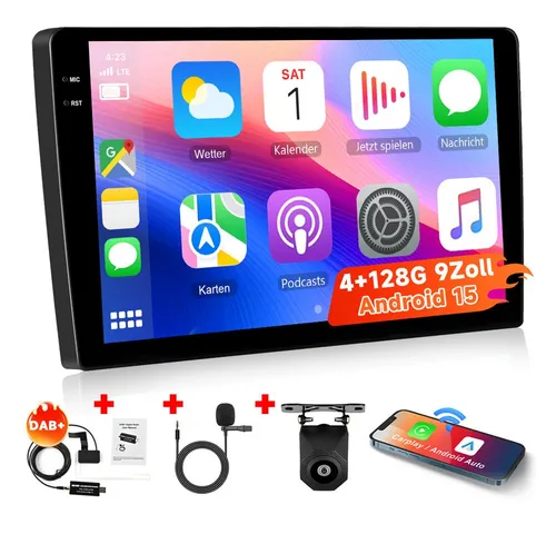 4+64G Android 13 Autoradio für Porsche Cayenne 2003-2010