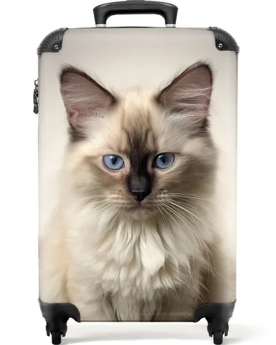NoBoringSuitcases.com© Hartschalen-Trolley Katze