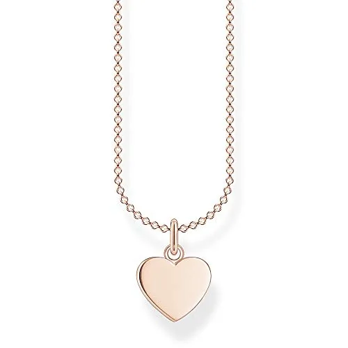 Thomas Sabo Damen Halskette Herz roségold 925 Sterlingsilber
