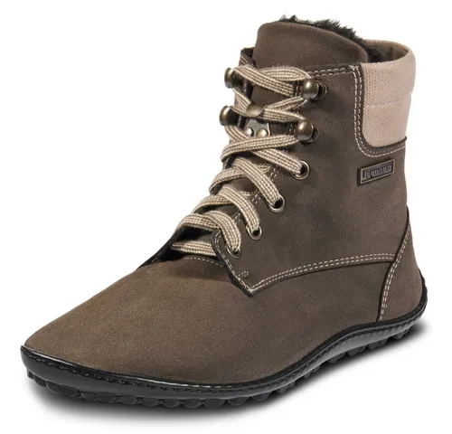 Leguano Unisex icebare braun Wanderschuhe - Robuste Barfuß-Wanderschuhe für jedes Wetter, mit bewährter leguano-Sohle für warme Füße und optimalen Komfort beim Wandern.