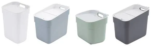 Curver Ready to Collect 254717 Mülltrenn-System Kunststoff Weiß, Dunkelgrau, Grün, Blau-Grau 1St.