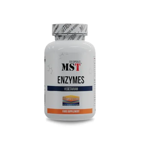 MST® Nutrition Multi-Enzym-Komplex mit DigeZyme® – Hochdosierte Verdauungsenzyme für optimale Unterstützung - Hochwertige Kapseln mit einer einzigartigen Enzymkombination zur Unterstützung der Verdauung. Hergestellt in Deutschland unter höchsten Qualitätsstandards für sichere Anwendung.