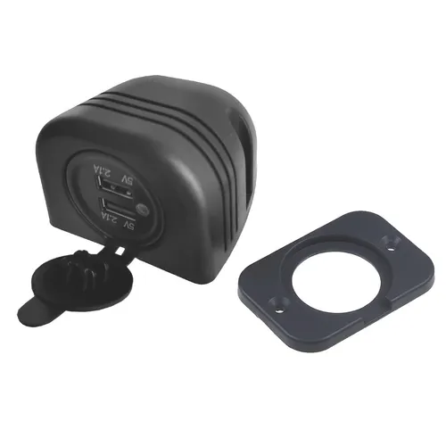 A79C 12V / 24V Dual USB Einbausteckdose Board Steckdose Auto USB Ladegerät 2 in1