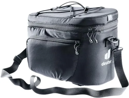 Deuter Rack Bag 10 Fahrrad Gepäckträgertasche - Fahrradtasche mit geräumigem Hauptfach, abnehmbarer Regenhülle und elastischem Kompressionszug – perfekt für Wechselkleidung und Tools.