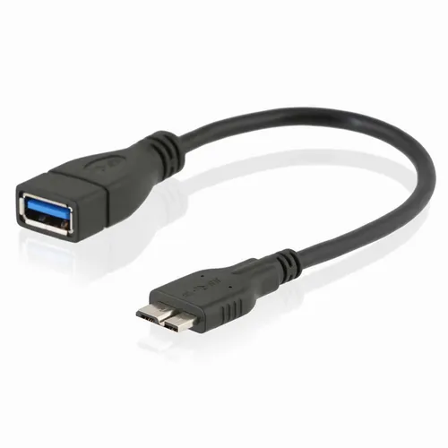 F53 USB 3.0 OTG Adapter Datenkabel USB 3.0 A Buchse zu Micro USB B Stecker 25cm