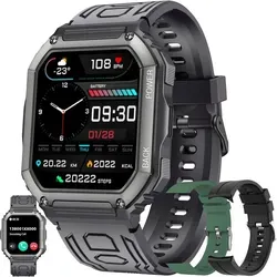 SGDDFIT Herren Smartwatch 1.8