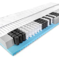 BMM Matratze 180x200 cm – Komfort 23 TFK Härtegrad H4 in weiß von BMM