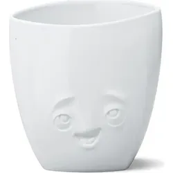 FIFTYEIGHT PRODUCTS Vase „Entzückt“ – Elegante Porzellanvase - Vase aus bruchsicherem Hartporzellan, 21,5 cm hoch und spülmaschinenfest. Made in Germany und ideal als Geschenk in schöner Box.