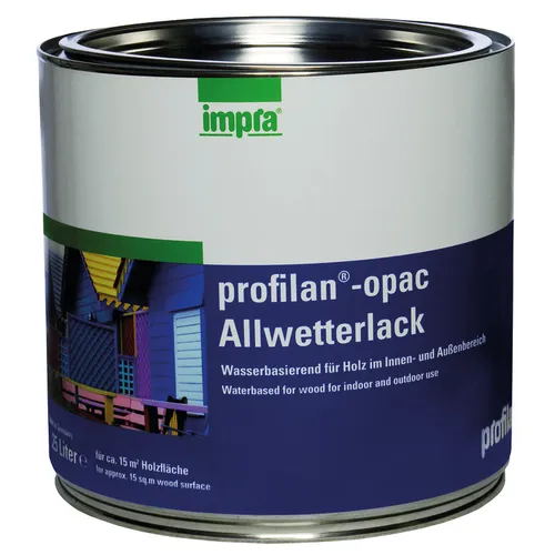 IMPRA Profilan Opac Allwetterlack 2,5 L – Hochwertiger Holzschutzlack