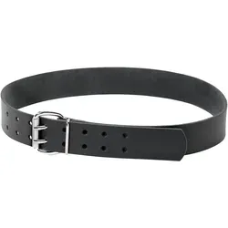 Ledergürtel CARSTEN, Doppeldorn, schwarz, Gr.95 - Hochwertiger Gürtel aus Rindleder in Schwarz, mit Doppeldornschnalle für optimalen Halt und stilvolles Design. Ideal für jeden Anlass!