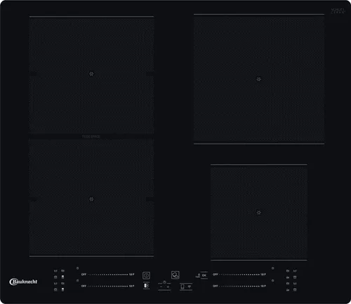 Bauknecht BS 8460F NE Induktionskochfeld 59 cm - Kochfeld, autark und energieeffizient, ideal für moderne Küchen mit präziser Temperaturkontrolle.