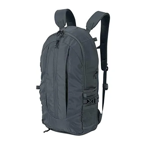 Helikon-Tex GROUNDHOG Rucksack – Shadow Grey, kompakt und funktional - Daypack aus robustem Nylon RipStop, mit erweiterbarem Hauptfach und praktischen Netztaschen für zusätzlichen Stauraum.