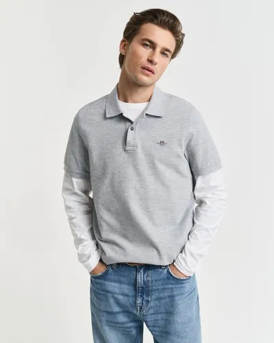 GANT REG SHIELD SS PIQUE POLO Herren Poloshirt von GANT