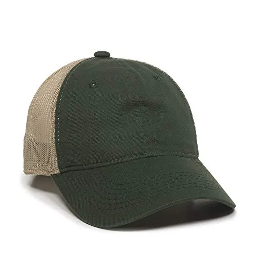 Outdoor Cap Damen Fwt-130 Dk Green/Tan, Einheitsgröße, passend für Baseball, Dunkelgrün/Hellbraun