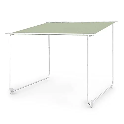 Blumfeldt Pergola, Metall Pavillon mit Schiebedach - Pavillon mit 3x3 m, wasserdichtem Polyester Schiebedach und UV-Schutz, ideal für Garten und Terrasse – für entspannte Stunden bei jedem Wetter.