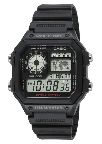 Casio Herren Armbanduhr Digital Quarz AE-1200WH-1AVEF von CASIO TIMELESS COLLECTION