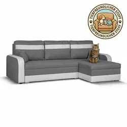 SENTO TRADE Ecksofa mit Schlaffunktion, L-Form und Hocker von SENTO TRADE