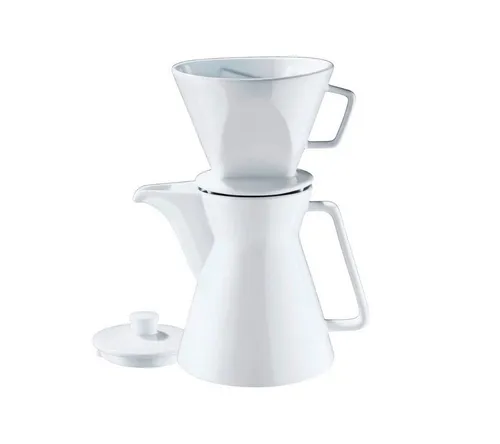 cilio Kaffeekanne Vienna mit Filter für 1 Liter Kaffee in weiß von Cilio