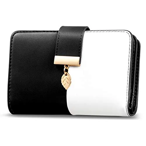 Faneam Geldbörse Damen aus Leder mit RFID-Schutz - Damen-Geldbörsen aus hochwertigem Kalbsleder, kompakt mit 14 Kartenfächern und RFID-Blockierung für maximalen Schutz Ihrer Daten.