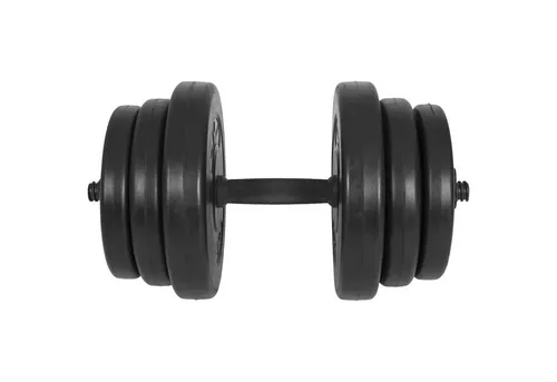 GYRONETICS Kurzhantelset - 20kg mit Kunststoffverschalung - Kurzhanteln für Fitness, 20kg Gesamtgewicht, schützt den Boden dank Kunststoffverschalung und ist ideal für Einsteiger und Kraftsportler.